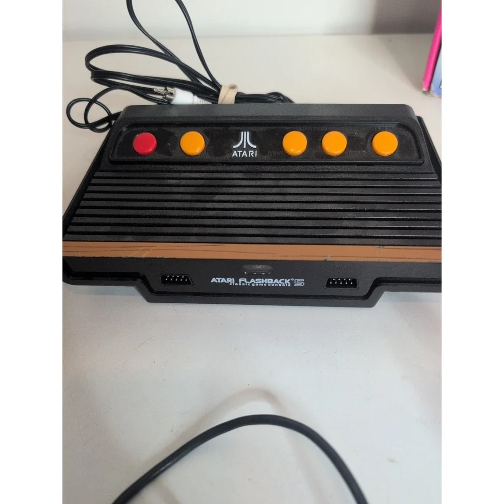 Mixed Lot Atari Flashback 2, 3 & 5 Plug & Play Gaming Consoles + Joysticks & Box